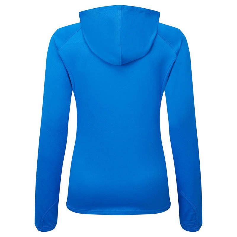 FootJoy ThermoSeries Hybrid dames hoodie, floral tonal blue