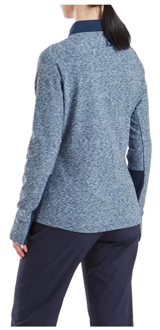 FootJoy Full-Zip Space Dye Thermal Midlayer dames sweatshirt, navy