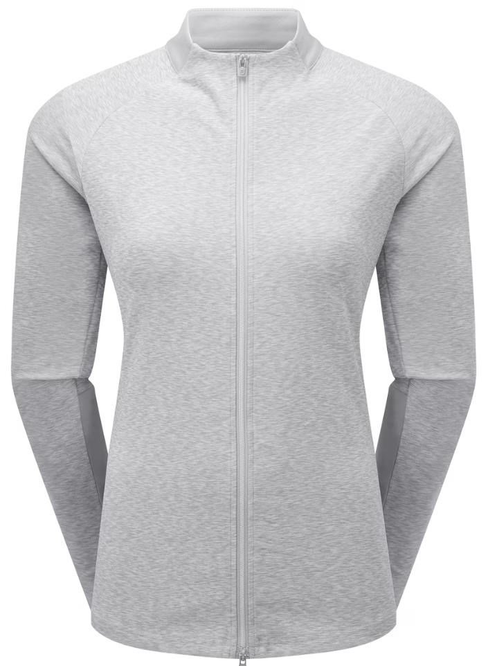 FootJoy Full-Zip Space Dye Thermal Midlayer dames sweatshirt, grijs