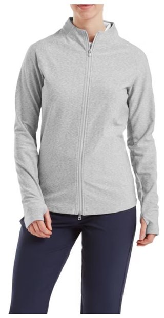 FootJoy Full-Zip Space Dye Thermal Midlayer dames sweatshirt, grijs