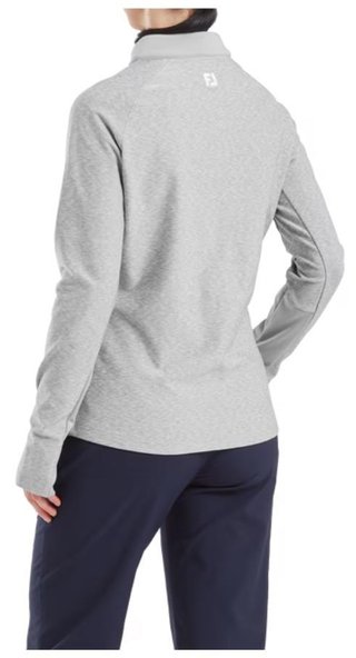 FootJoy Full-Zip Space Dye Thermal Midlayer dames sweatshirt, grijs