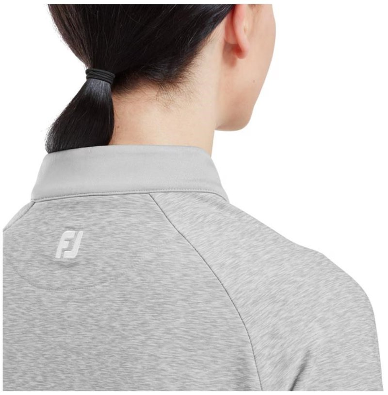 FootJoy Full-Zip Space Dye Thermal Midlayer dames sweatshirt, grijs