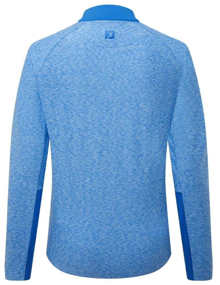 FootJoy Full-Zip Space Dye Thermal Midlayer dames sweater, blauw/aqua