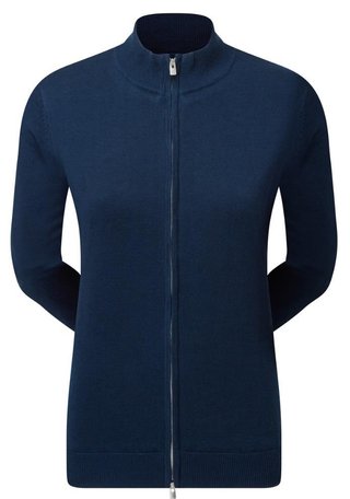 FootJoy Drirelease Full-Zip Lined dames sweater, navy