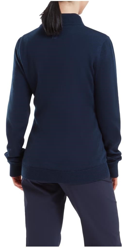 FootJoy Drirelease Full-Zip Lined dames sweater, navy