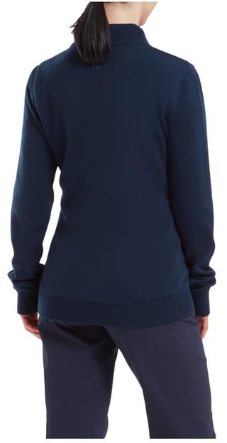 FootJoy Drirelease Full-Zip Lined dames sweater, navy