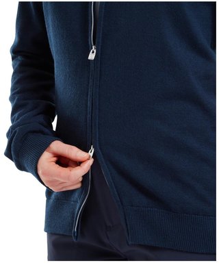 FootJoy Drirelease Full-Zip Lined dames sweater, navy