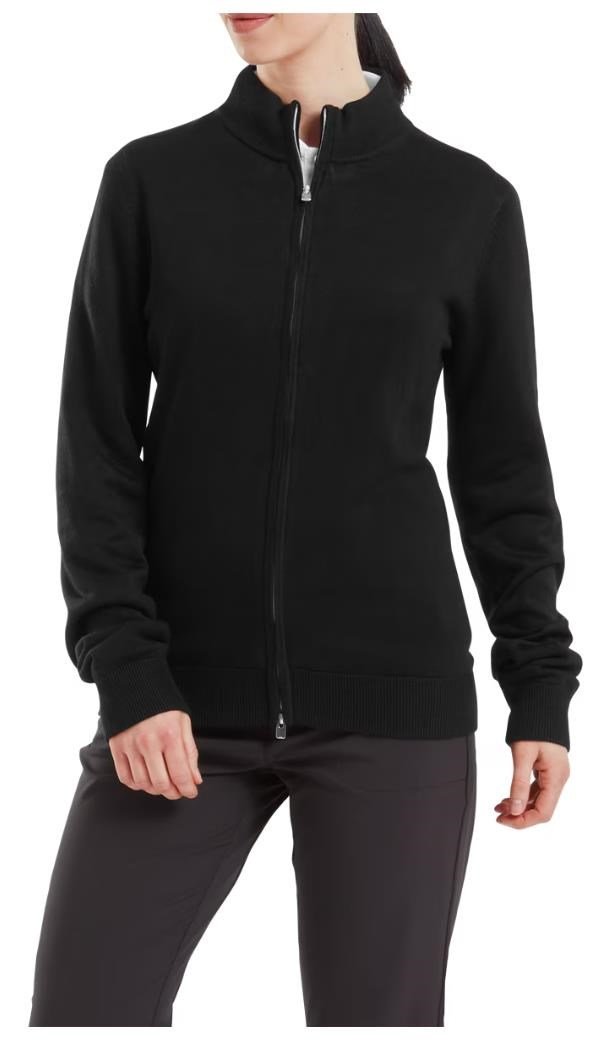 FootJoy Drirelease Full-Zip Lined dames sweater, zwart
