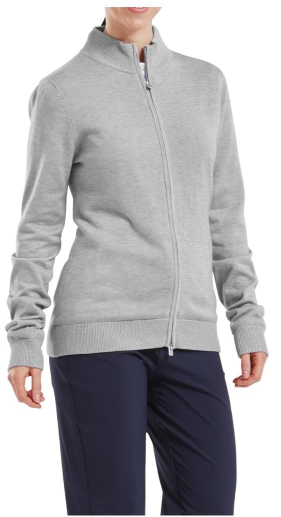 FootJoy Drirelease Full-Zip Lined dames sweater, grijs