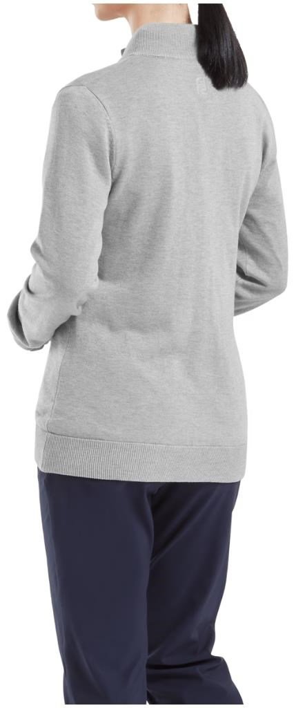 FootJoy Drirelease Full-Zip Lined dames sweater, grijs