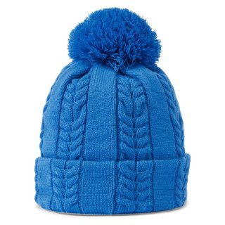 FootJoy Women's Cable Knit Bobble dames wintermuts, blauw