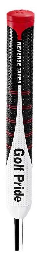 Golf Pride Reverse Taper Flat Large putter grip, rode cap