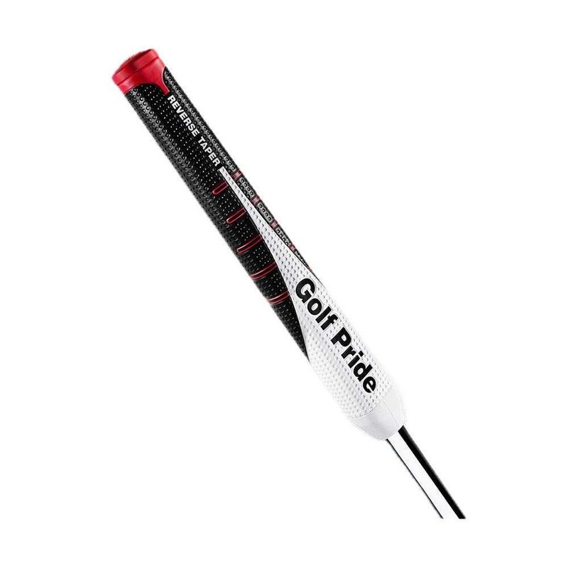 Golf Pride Reverse Taper Flat Large putter grip, rode cap