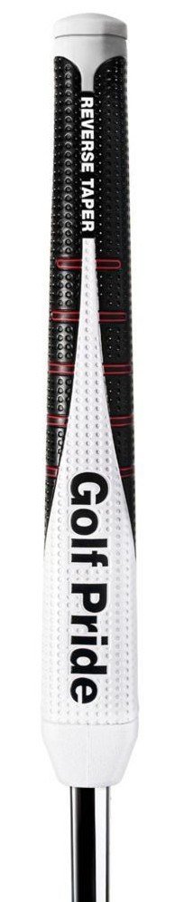 Golf Pride Reverse Taper Flat Large putter grip, rode cap