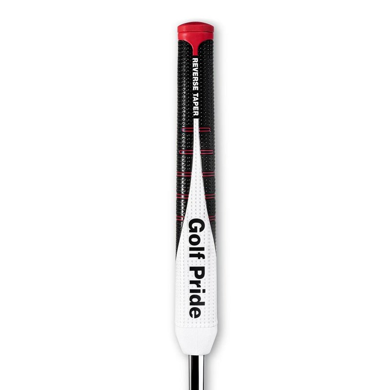 Golf Pride Reverse Taper putter grip, Round Large, rode dop