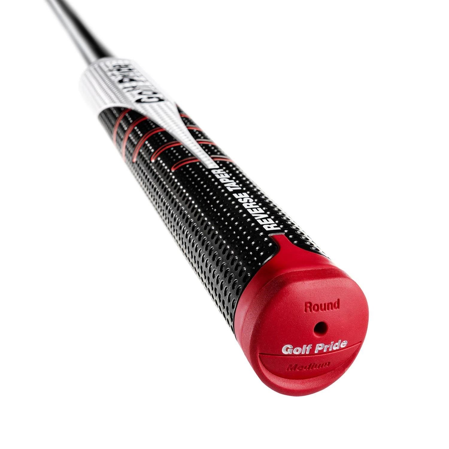 Golf Pride Reverse Taper putter grip, Round Large, rode dop