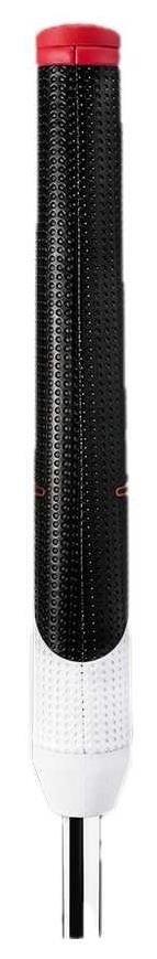 Golf Pride Reverse Taper Flat Medium putter grip, rode cap