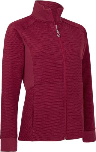Callaway Full Zip Hexagon dames jack, persian red heather