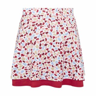 Callaway 17" Mosaic Print Flounce dames skort, brilliant white