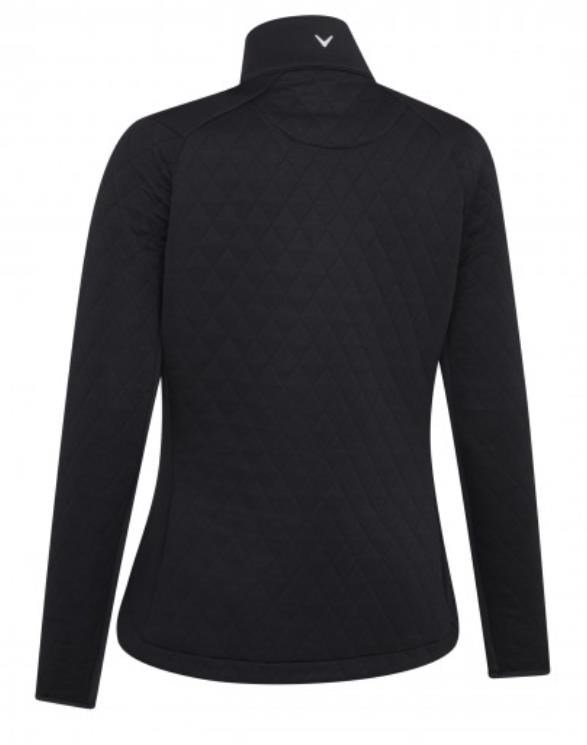 Callaway Quilted Fleece 1/4Zip dames sweatshirt, caviar