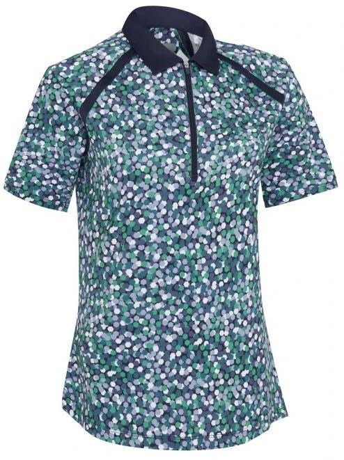 Callaway Hexagon Geo Raglan dames polo, peacoat