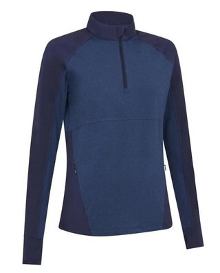 Callaway Lightweight Heathered dames sweatshirt, dark navy