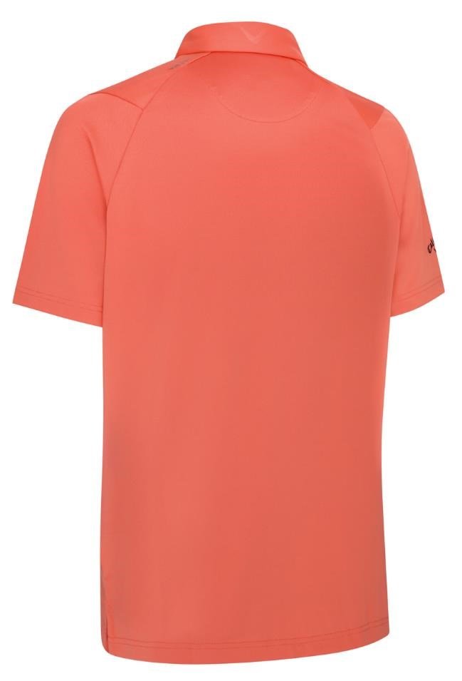 Callaway Swing Tech Tour Fit Solid heren polo, spiced coral