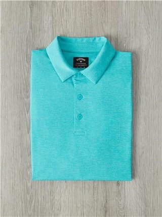 Callaway Premium Heathered heren polo, ceramic heather