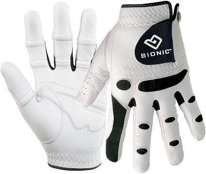 Bionic StableGrip heren golfhandschoen, wit