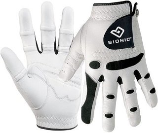 Bionic StableGrip heren golfhandschoen, wit