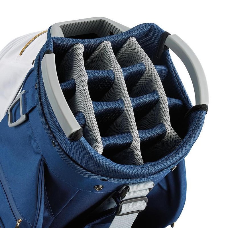 TaylorMade Kalea Gold ladies cart bag 2024, navy/wit