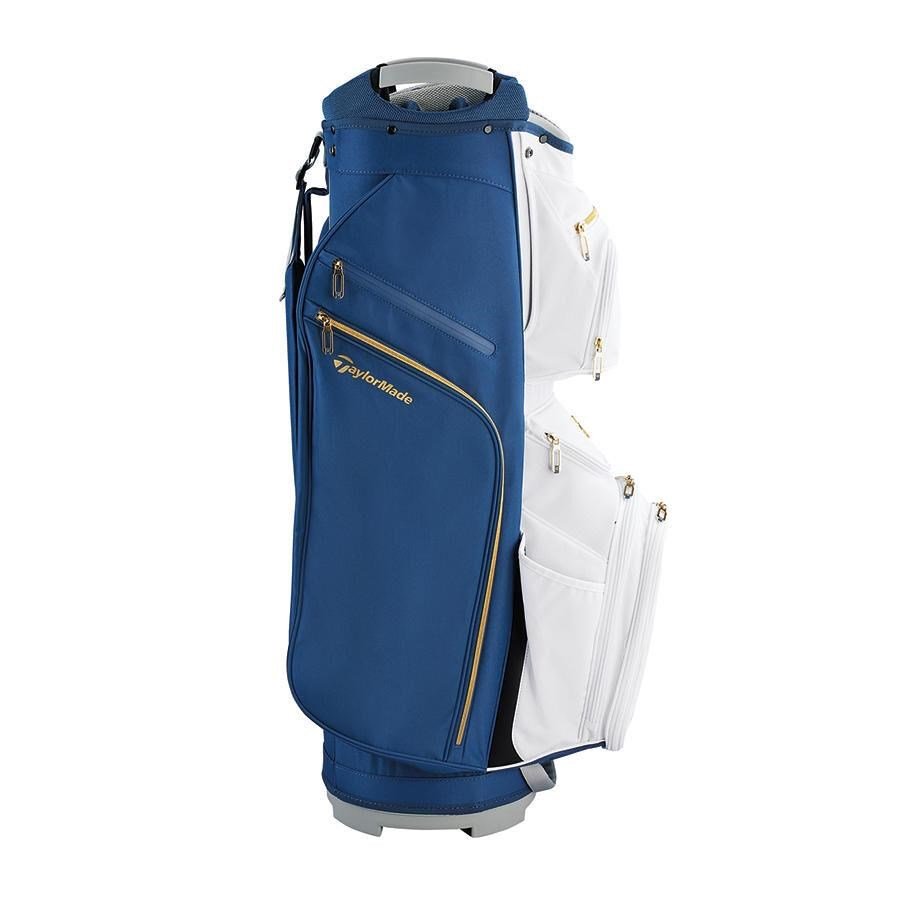 TaylorMade Kalea Gold ladies cart bag 2024, navy/wit