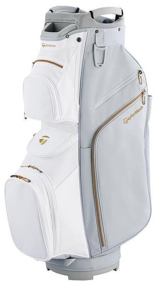 TaylorMade Kalea Gold ladies cart bag 2024, grijs/wit