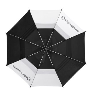TaylorMade 64" Tour Double Canopy paraplu, zwart/wit