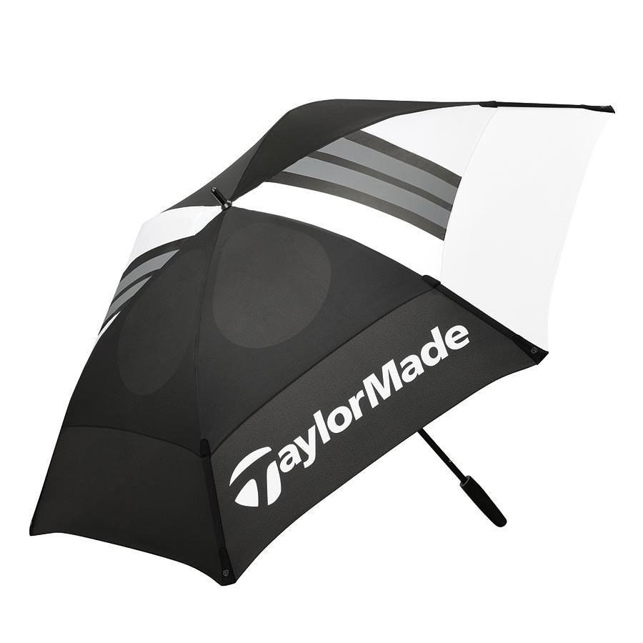 TaylorMade 68" Tour Double Canopy paraplu, zwart/wit