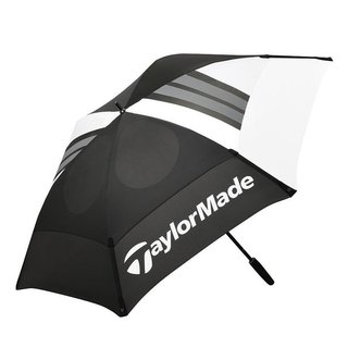 TaylorMade 68" Tour Double Canopy paraplu, zwart/wit