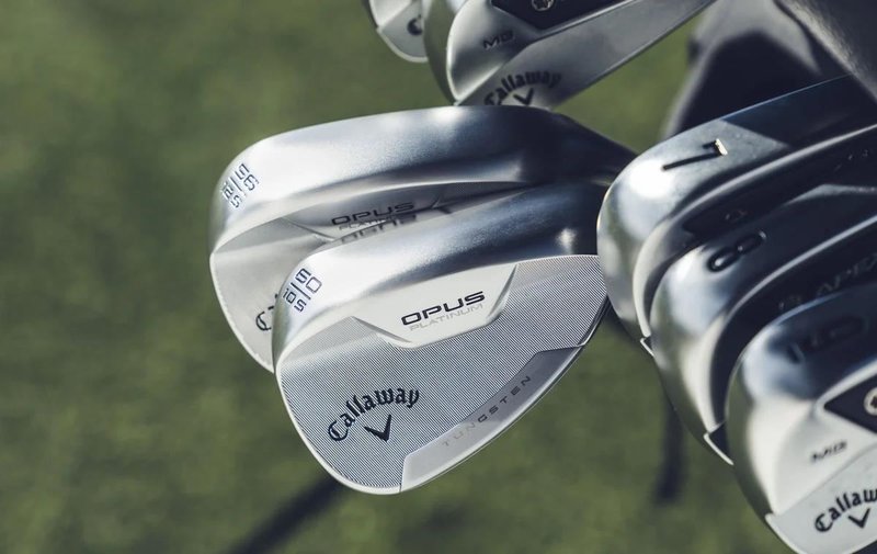 Callaway Opus Platinum Chrome wedge, staal
