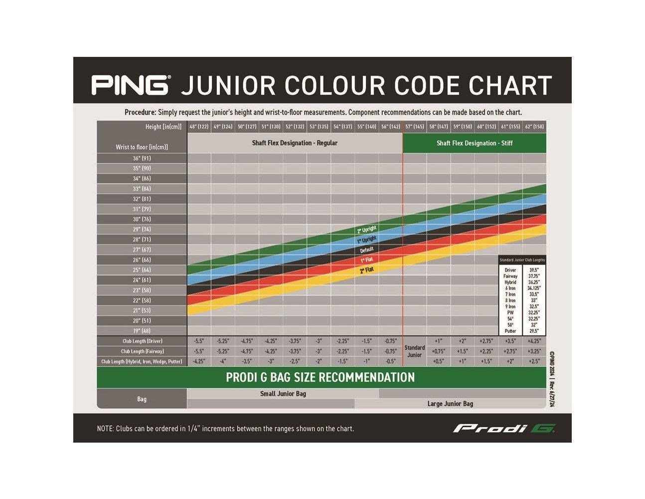 PING Prodi G Tyne H junior putter, staal