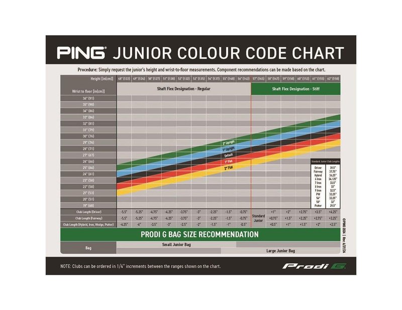 PING Prodi G Tyne H junior putter, staal