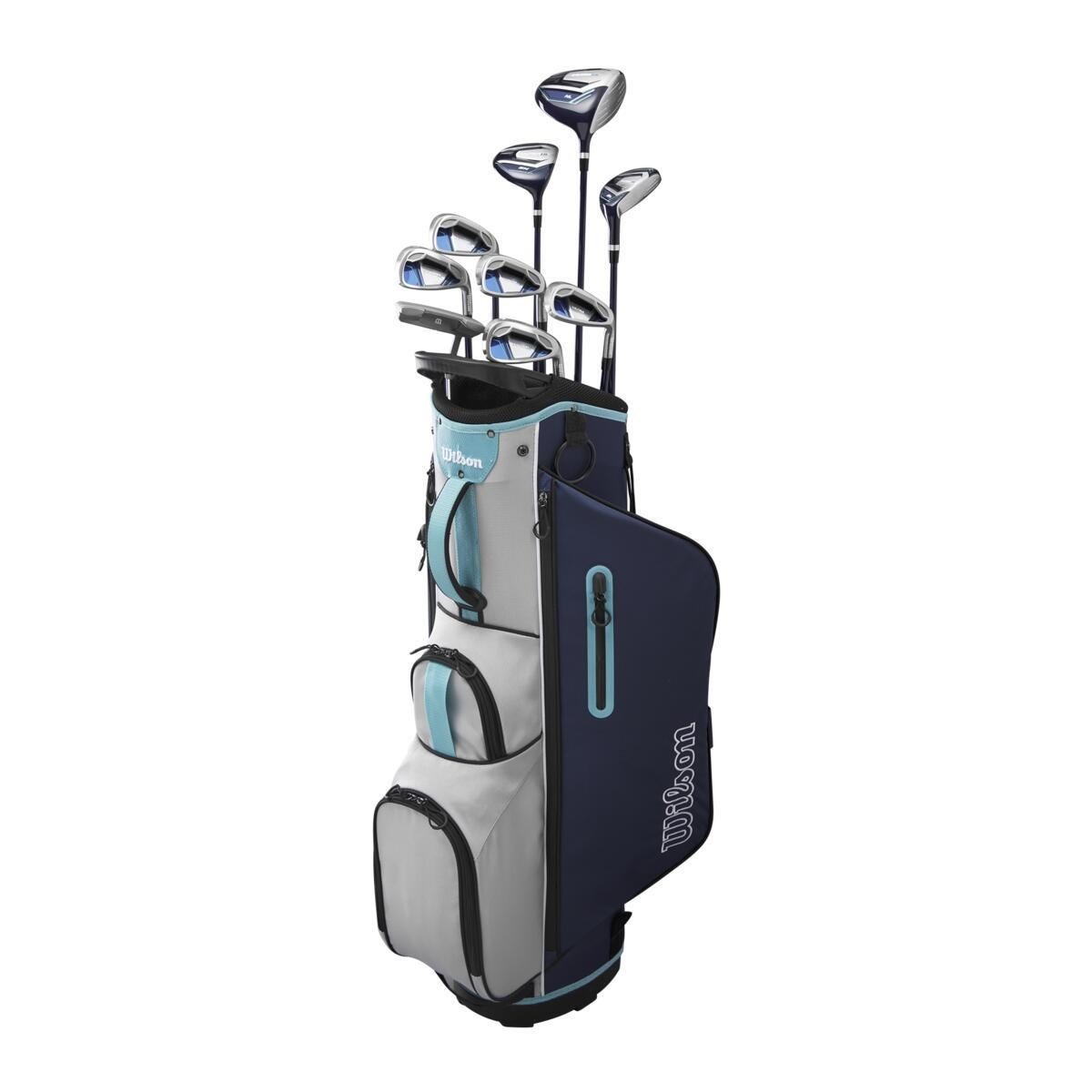 Wilson Ultra HL dames golfset, grafiet, + cart bag, navy