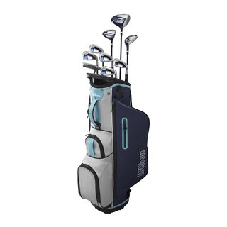 Wilson Ultra HL dames golfset, grafiet, + cart bag, navy