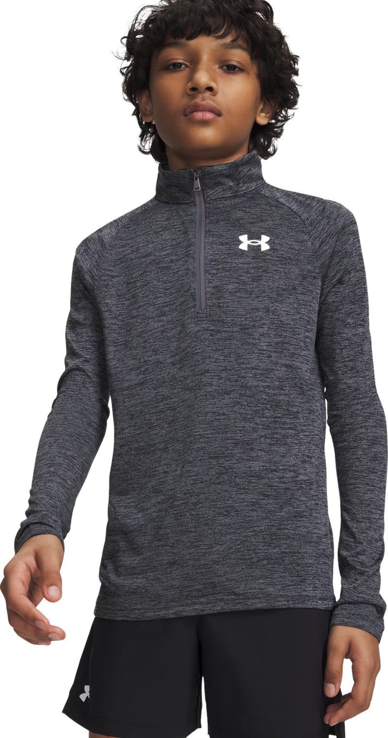 Under Armour Tech 2.0 1/2 Zip junior lichte sweater, grijs