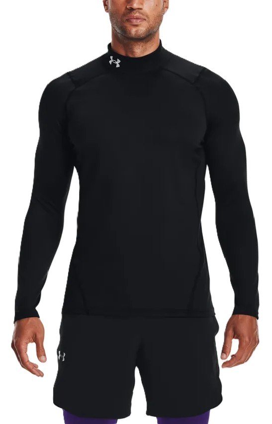 Under Armour CG Armour Fitted Mock heren T-shirt, zwart