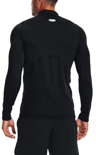 Under Armour CG Armour Fitted Mock heren T-shirt, zwart