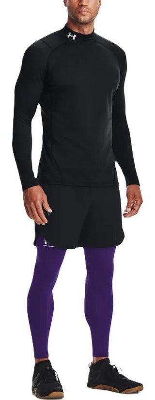 Under Armour CG Armour Fitted Mock heren T-shirt, zwart
