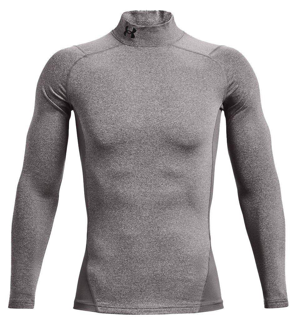 Under Armour CG Armour Fitted Mock heren T-shirt, grijs