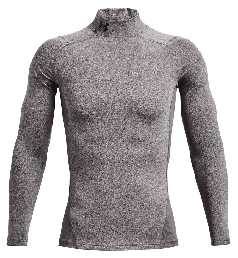 Under Armour CG Armour Fitted Mock heren T-shirt, grijs