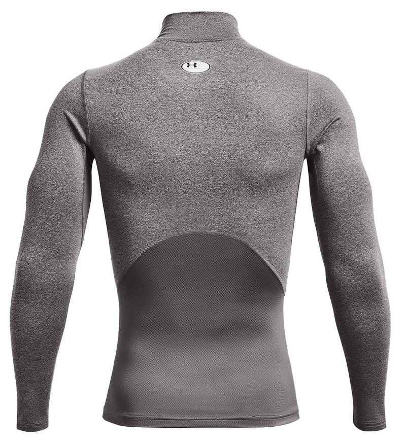 Under Armour CG Armour Fitted Mock heren T-shirt, grijs