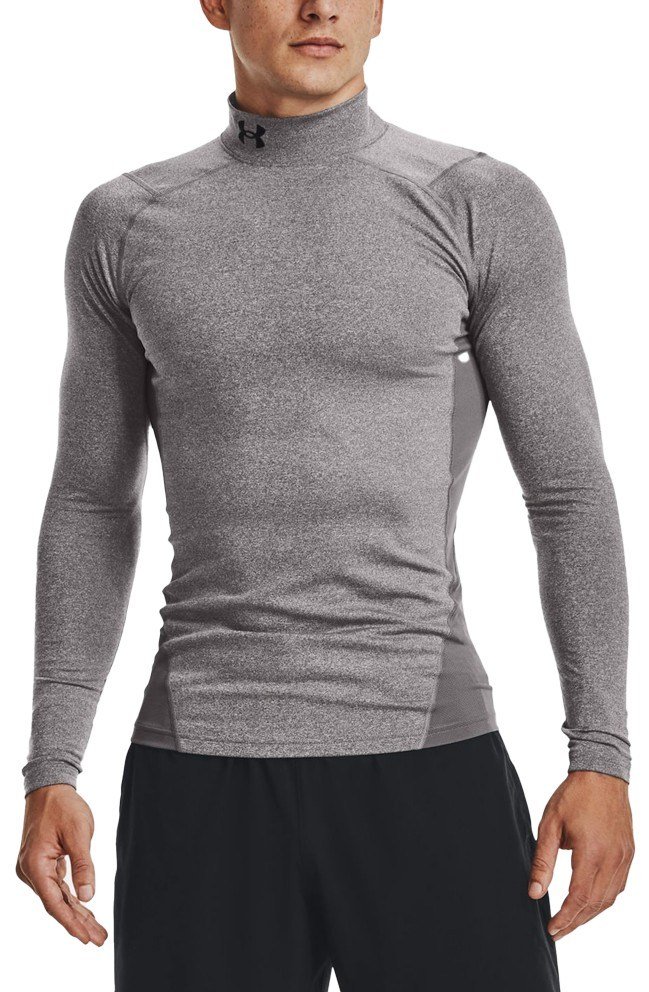 Under Armour CG Armour Fitted Mock heren T-shirt, grijs