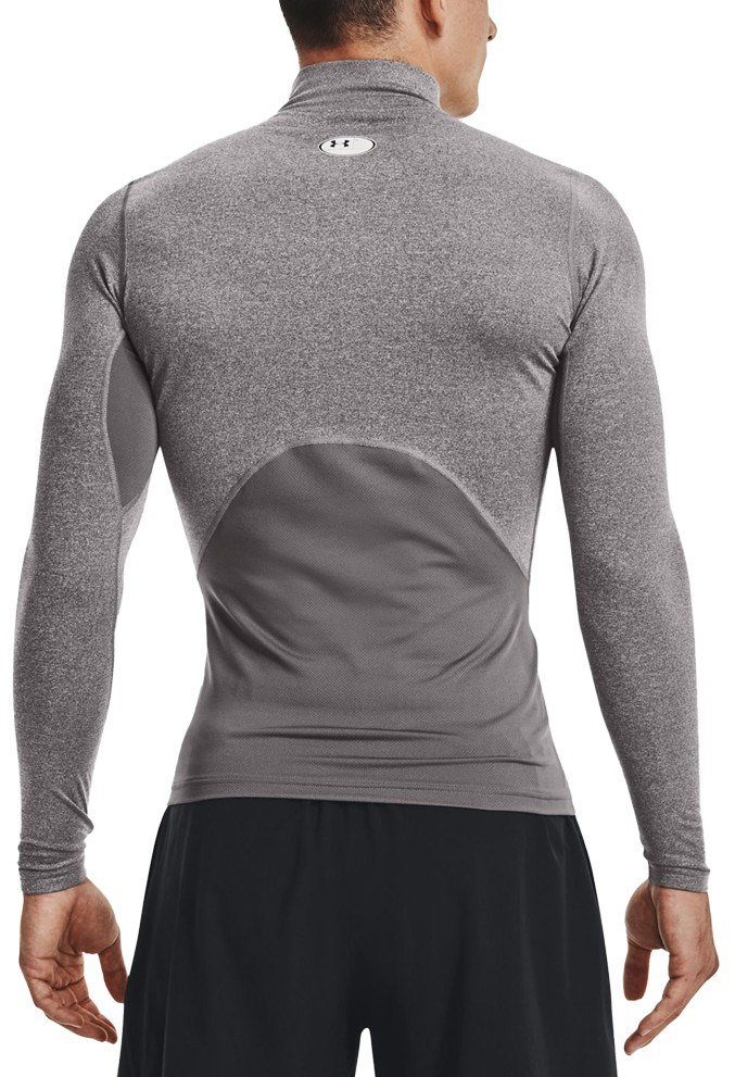 Under Armour CG Armour Fitted Mock heren T-shirt, grijs